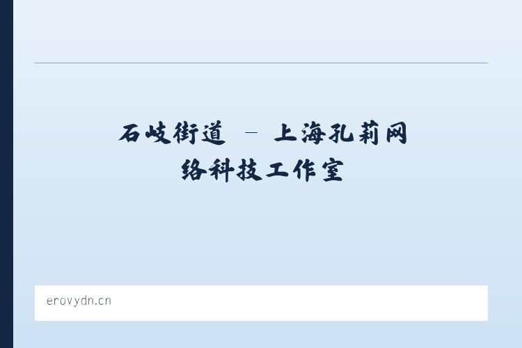 小关街道 - 上海孔莉网络科技工作室 列表图